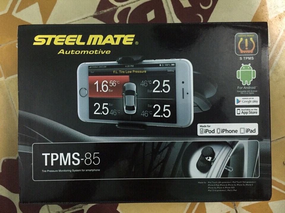 Đánh giá Cảm biến áp suất lốp Steel Mate TP-85